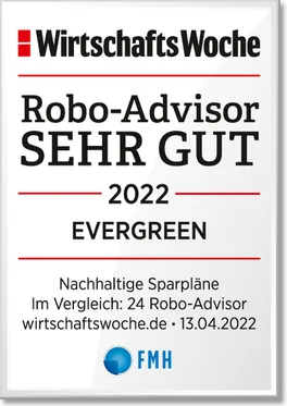 WirtschaftsWoche Sehr gut, nachhaltige Sparpläne 2022