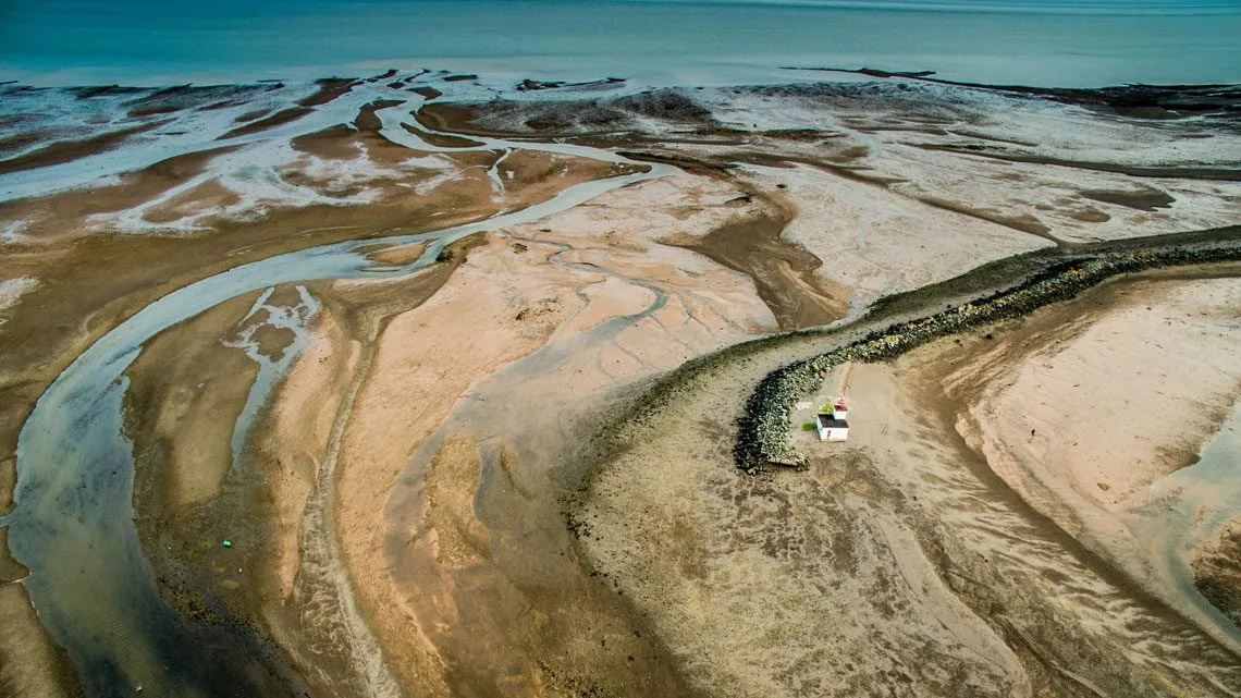 Rückgang von Wasser wie beim deutschen Vermögen